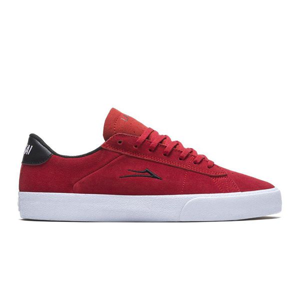 LaKai Newport Red/Black Skate Shoes Mens | Australia QT9-7162